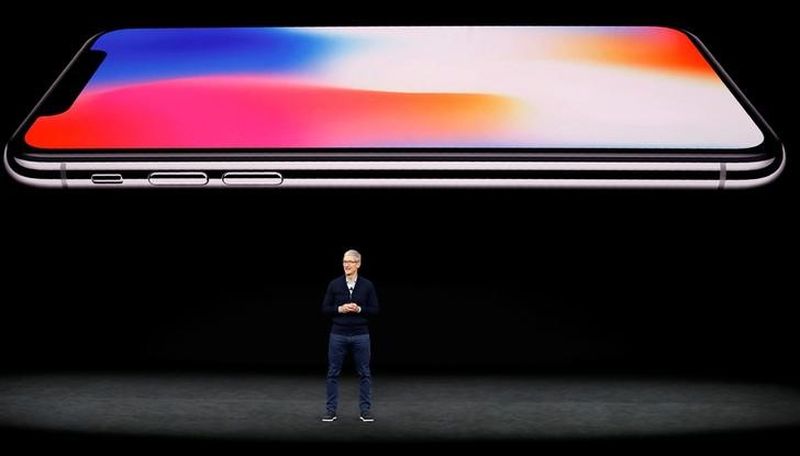 Tim Cook, CEO of Apple, speaks about the iPhone X during a launch event in Cupertino, California, September 12, 2017. u00e2u20acu201d Reuters pic