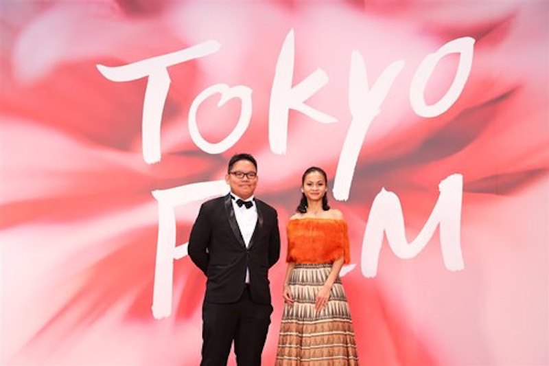 Edmund Yeo and Sharifah Amani representing u00e2u20acu02dcYasmin-sanu00e2u20acu2122. u00e2u20acu201d CinemaOnline pic