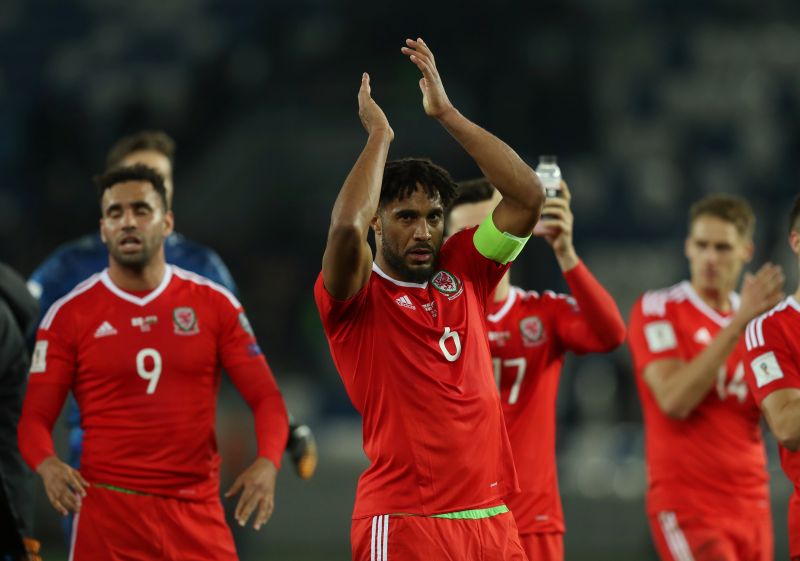 Wales' Ashley Williams applauds fans after the match against Georgia. u00e2u20acu2022 Reuters pic