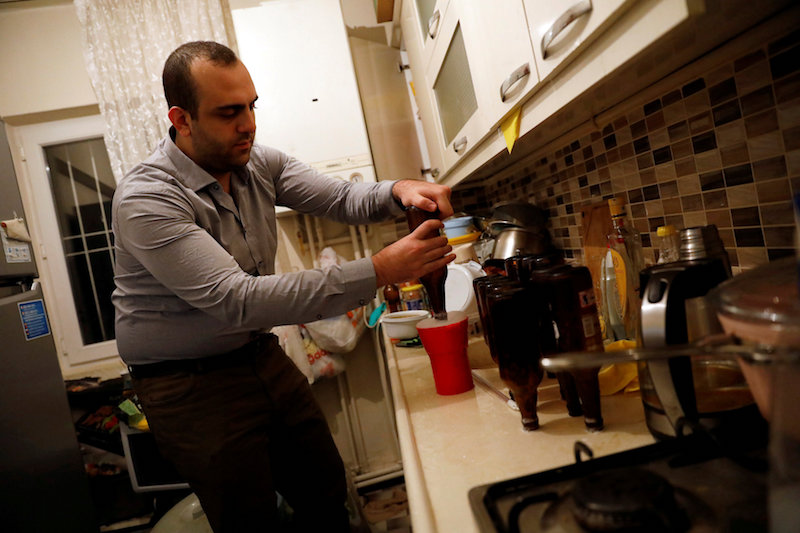 Onder Ceyhan, a 25-year-old university student,u00c2u00a0brews his own beer at his home in Ankara November 6, 2017.u00c2u00a0u00e2u20acu201d Reuters pic