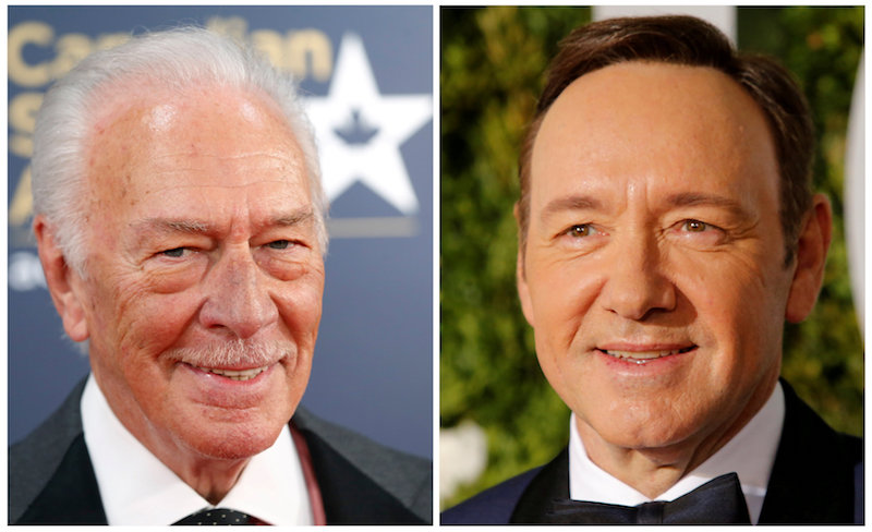 Actors Chris Plummer and Kevin Spacey in a combination photograph. u00e2u20acu201d Reuters pic