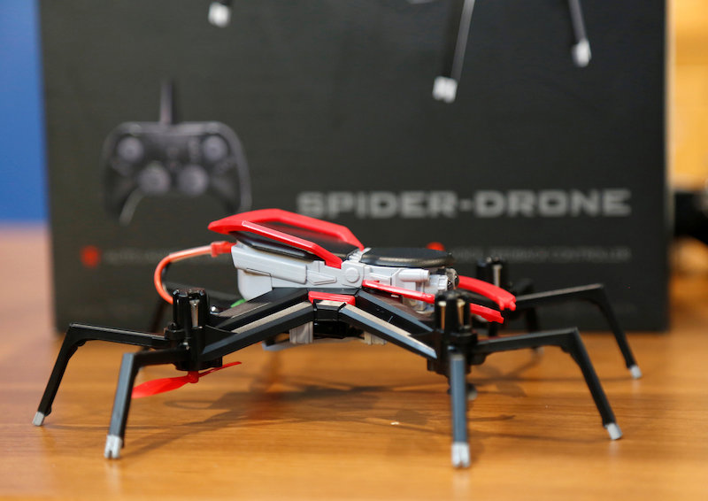 Marvel’s ‘Spider-Man Spider-Drone is displayed during the World Against Toys Causing Harm (WATCH) news conference to announce their nominees for the ‘10 Worst Toys’ this holiday season in Boston November 14, 2017. — Reuters pic