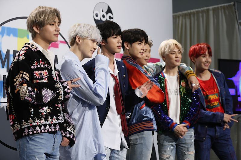 BTS attend the 2017 American Music Awards in Los Angeles November 20, 2017. u00e2u20acu201d Reuters pic