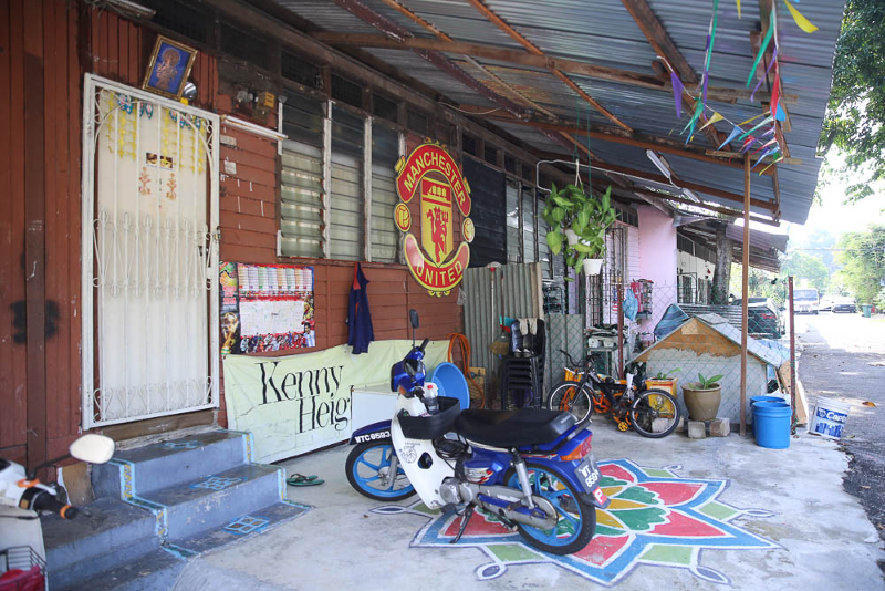 A view of a unit in the row of longhouses where the former Bukit Kiara rubber estate workers have been staying 'temporarily' for over 30 years. — Picture by Choo Choy May