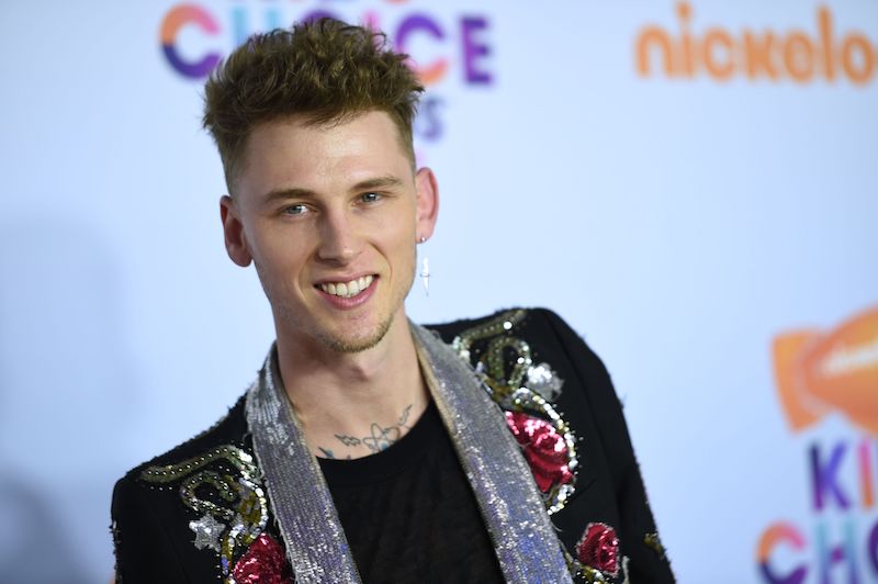 Machine Gun Kelly arrives for the 30th Annual Nickelodeon Kidsu00e2u20acu2122 Choice Awards in Los Angeles March 11, 2017. u00e2u20acu201d AFP pic