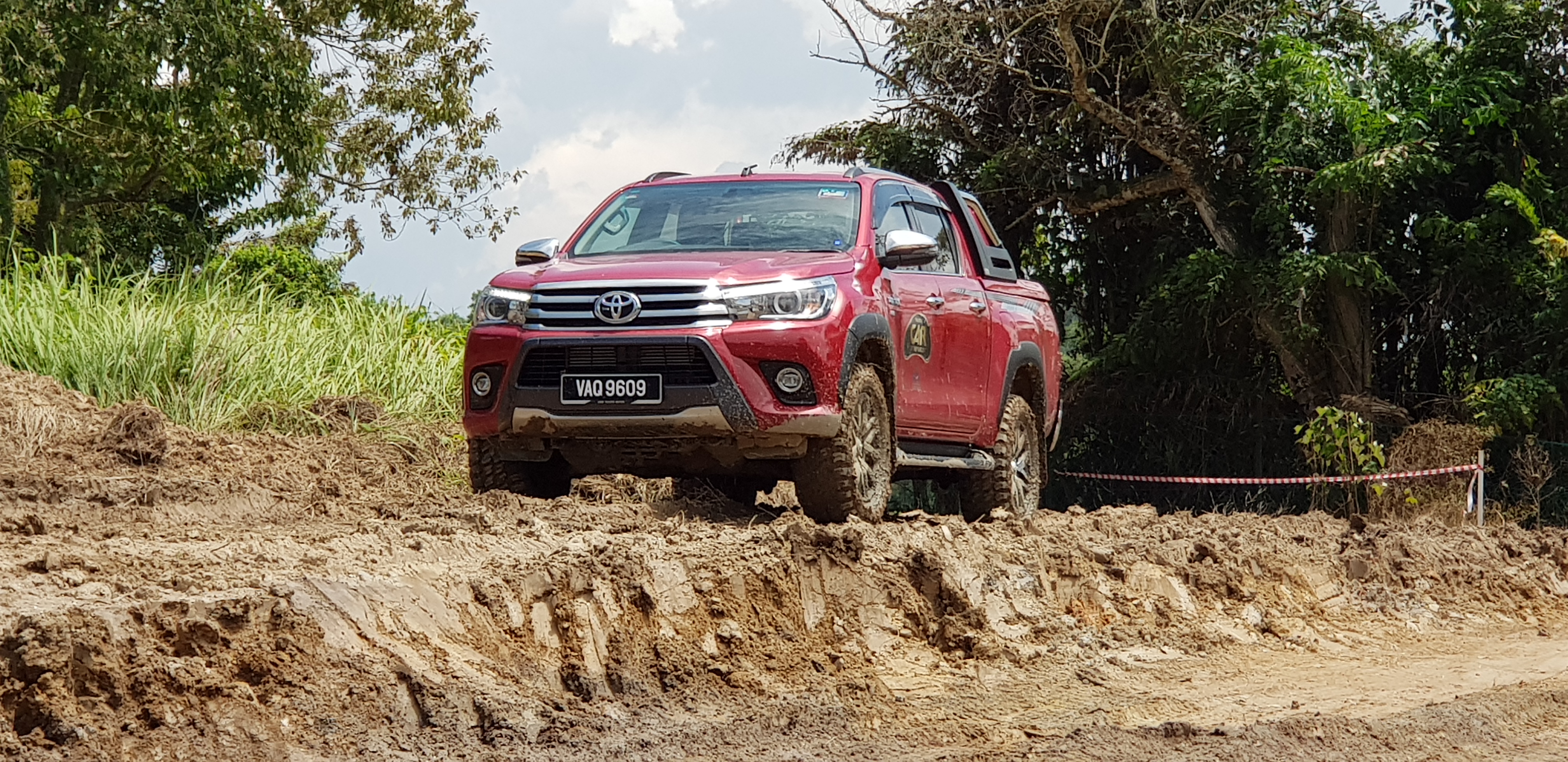 The Toyota Hilux 2.8. 