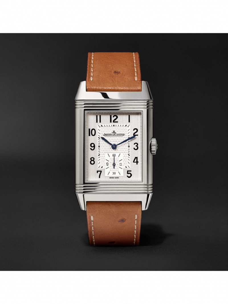 The u00e2u20acu02dcReverso Classic Large Duoface 27mmu00e2u20acu2122 is one of the Jaeger-LeCoultre watches now available to buy on the Mr Porter luxury menswear retail platform. u00e2u20acu201d AFP pic