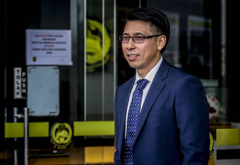 National football head coach Tan Cheng Hoe at Wisma FAM in Kuala Lumpur December 9, 2017. u00e2u20acu201d Picture by Firdaus Latif