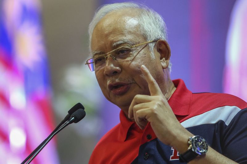 Prime Minister, Datuk Seri Najib Razak speaks at the Umno national social media convention in PWTC, Kuala Lumpur, November 4, 2017. u00e2u20acu2022 Picture by Yusof Mar Isa