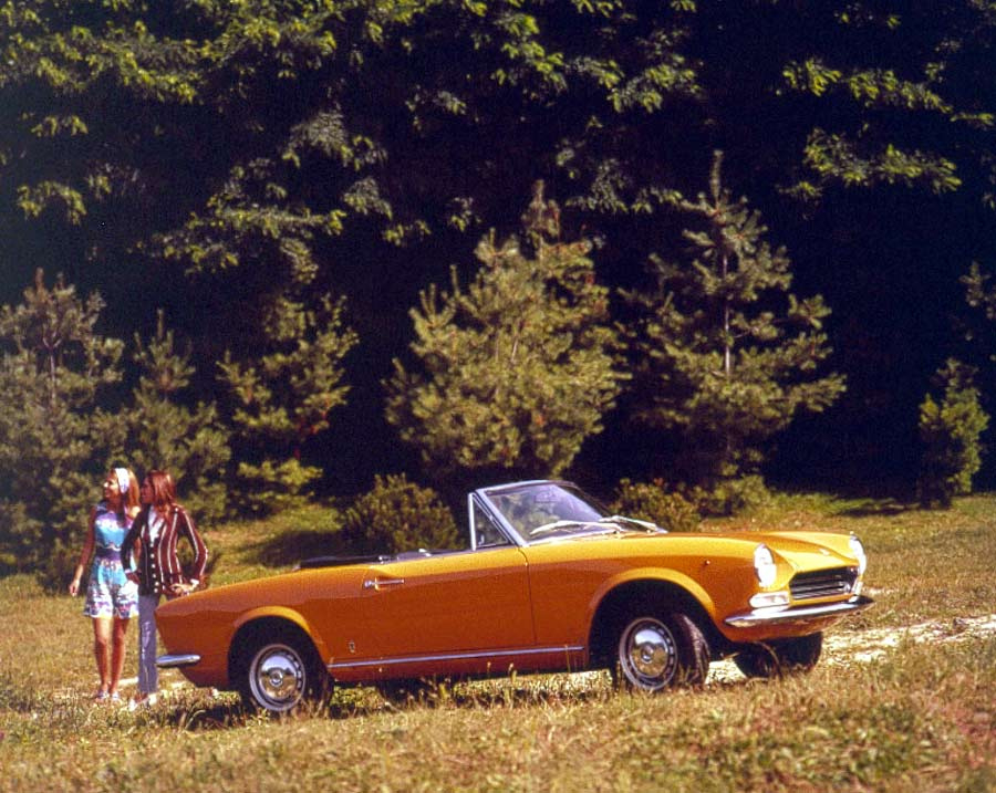 The Fiat 124 (Spider version seen here) was the Italian car-maker's first Car of the Year winner. u00e2u20acu201d AFP pic 