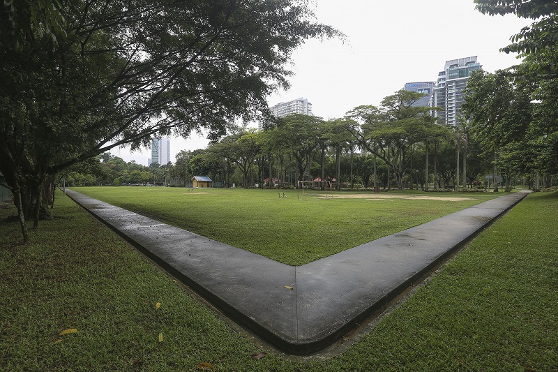 A general view of Taman Rimba Kiara in Taman Tun Dr Ismail, Kuala Lumpur. — Picture by Yusof Mat Isa