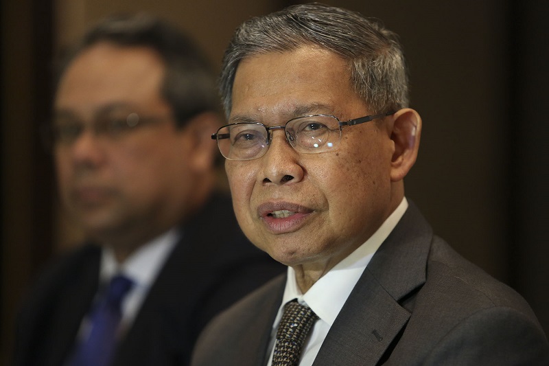 Minister of International and Industry Datuk Sri Mustapa Mohamed speaks during a press conference at the Malaysia Nikkei Business Forum 2017 at the Mandarin Oriental Hotel in Kuala Lumpur November 30, 2017. u00e2u20acu201d Picture by Yusof Mat Isa