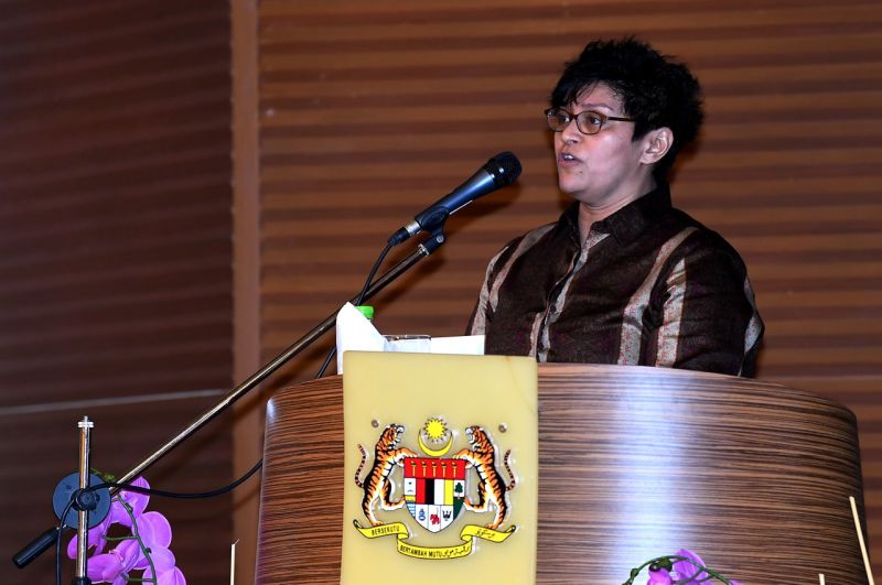 Datuk Seri Azalina Othman Said speaks at the National Seminar on Non-Profit Organisations 2017 in Putrajaya November 9, 2017. u00e2u20acu2022 Bernama pic