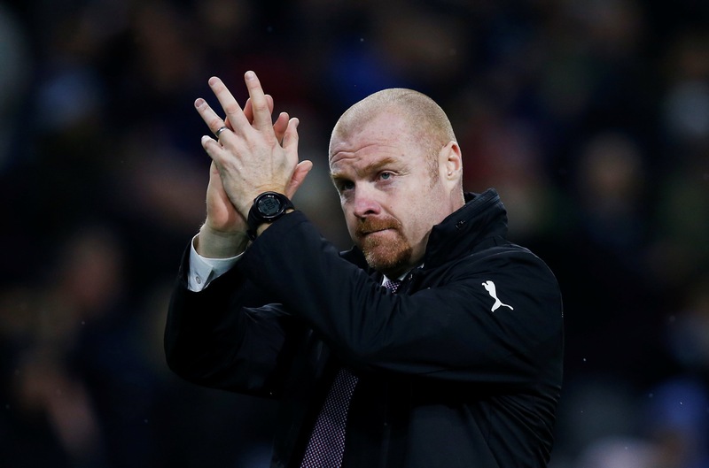 Burnley manager Sean Dyche applauds fans after the EPL match with Newcastle at Burnley October 30, 2017. u00e2u20acu201d Reuters pic