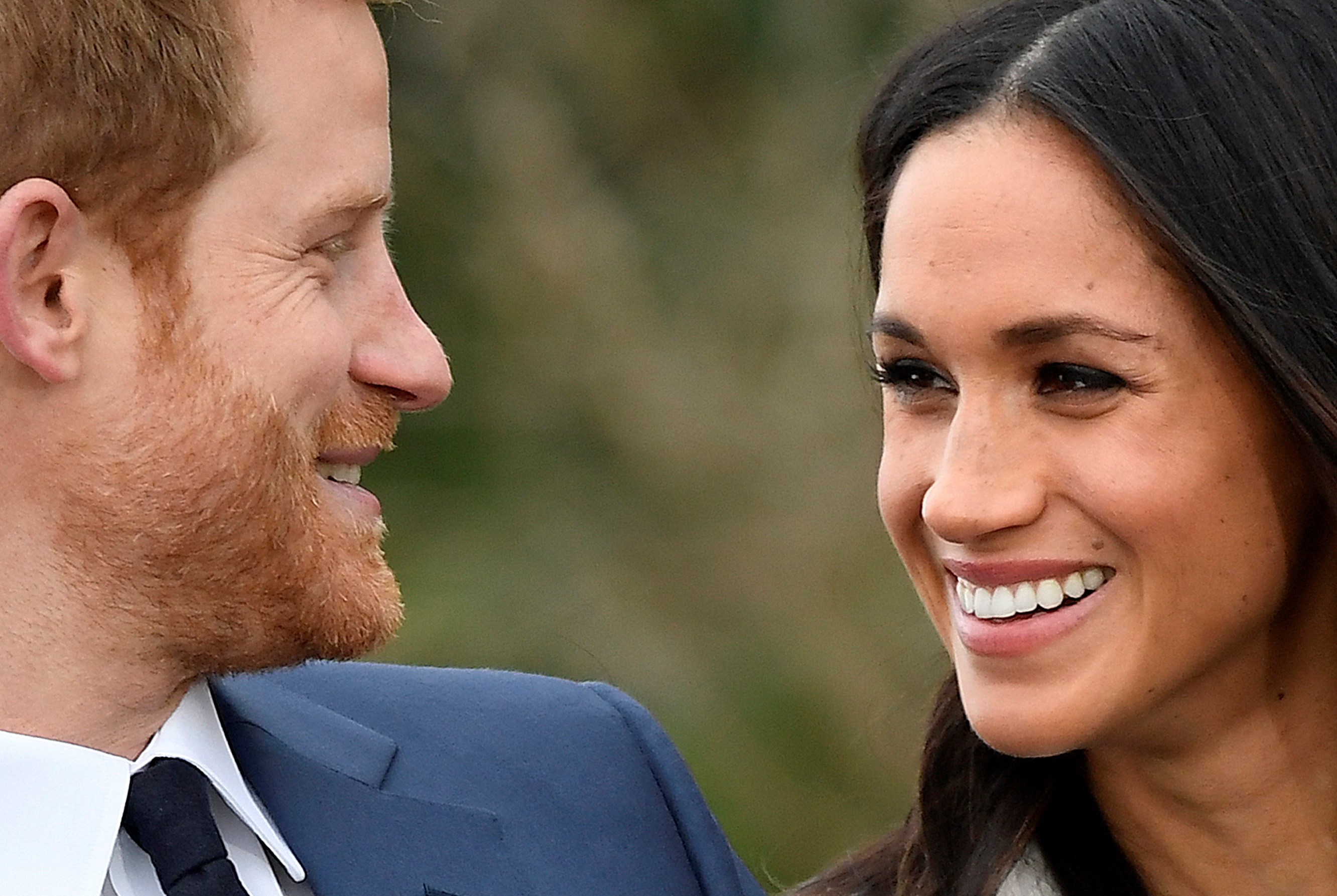 Britain's Prince Harry poses with Meghan Markle in the Sunken Garden of Kensington Palace, London, Britain, November 27, 2017. u00e2u20acu201d Reuters pic 
