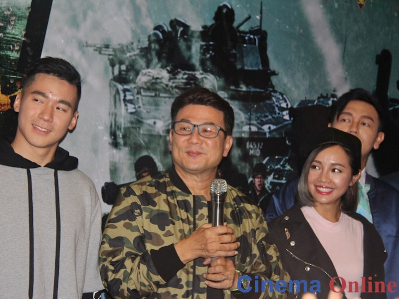 Jack Neo, flanked by the cast of u00e2u20acu02dcAh Boys to Men 4u00e2u20acu2122, during their recent visit to Kuala Lumpur. u00e2u20acu201d CinemaOnline pic