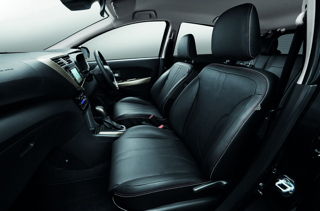 There are five variants of the Myvi, three of which are equipped with 1.3 litre engines, one being a manual while the other two are automatics. u00e2u20acu201d Picture courtesy of Perodua 