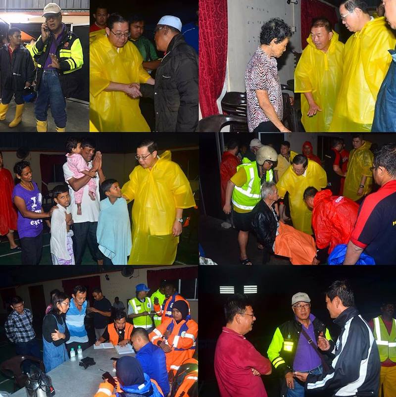 Penang Chief Minister Lim Guan Eng has asked for military assistance following continuous stormy weather that has caused widespread floods and cut power supply in several areas across the island state. u00e2u20acu201d Picture via Facebook