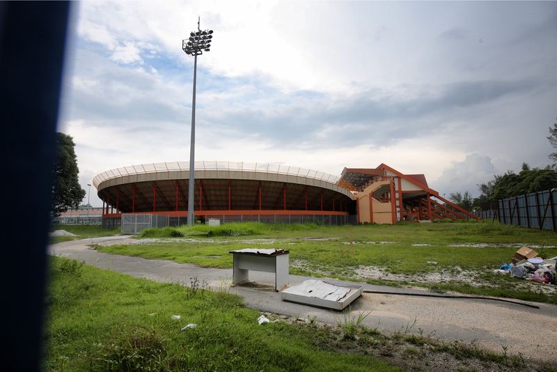 The refurbishment works at the Velodrome Rakyat will be completed in time to stage next yearu00e2u20acu2122s Malaysia Games cycling events. u00e2u20acu201d Picture by Marcus Pheong