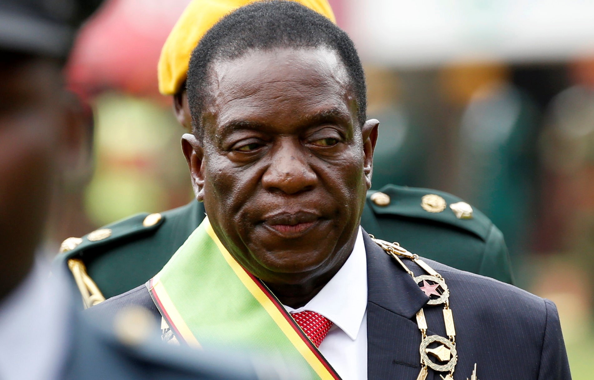 Emmerson Mnangagwa walks after he was sworn in as Zimbabwe's president in Harare, Zimbabwe, November 24, 2017. u00e2u20acu201d Reuters pic