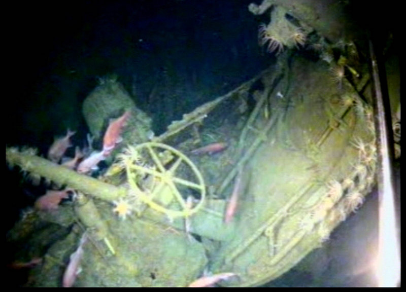 Wreckage of the submarine HMAS AE1 is located in waters off the Duke of York Island group in Papua New Guinea. — Handout via Reuters