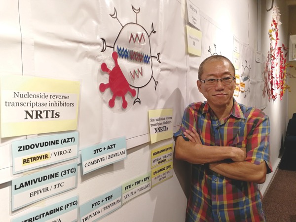 Tan said his two constants in his life were his partner of 31 years Reuben Kiew, and his doctor.