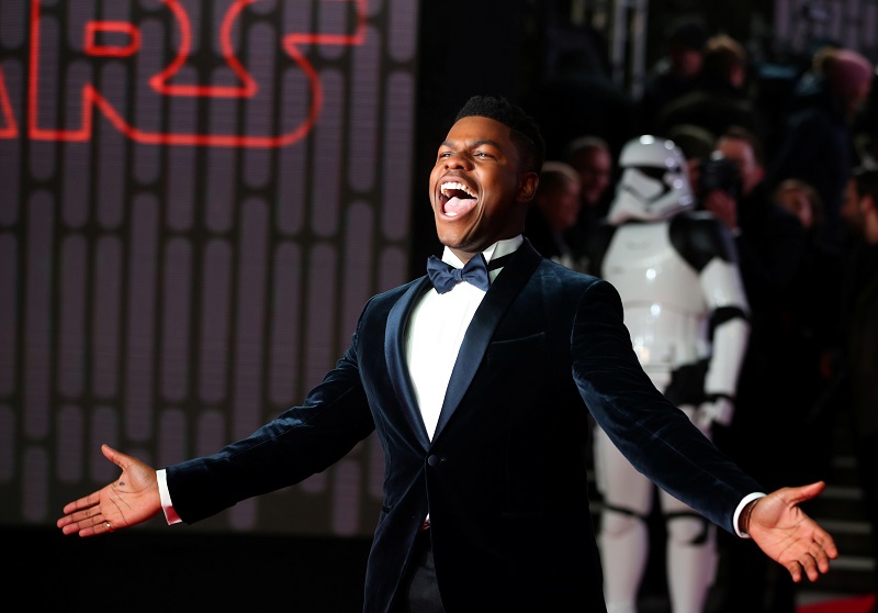 Actor John Boyega poses for photographers as he arrives for the European Premiere of u00e2u20acu02dcStar Wars: The Last Jediu00e2u20acu2122, at the Royal Albert Hall in central London December 13, 2017. u00e2u20acu201d Reuters pic