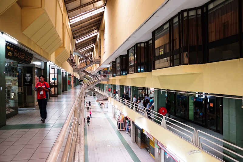 General view of the Ampang Park shopping centre in Kuala Lumpur.