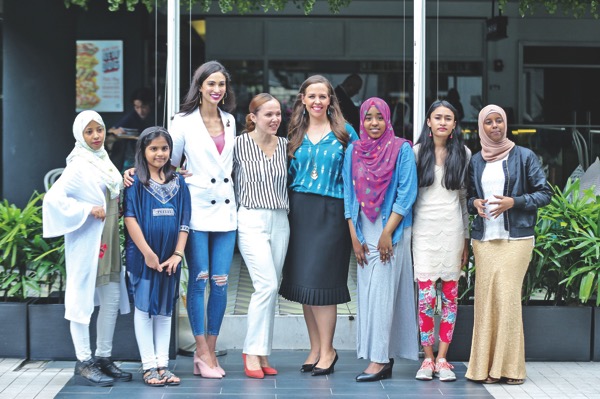 A brainchild of Deborah Henry (third left), Fugeelah was created with sustainability in mind, specifically to help Fugee School, a non-profit organisation that runs 100 per cent on donation, eventually be self-sustainable.