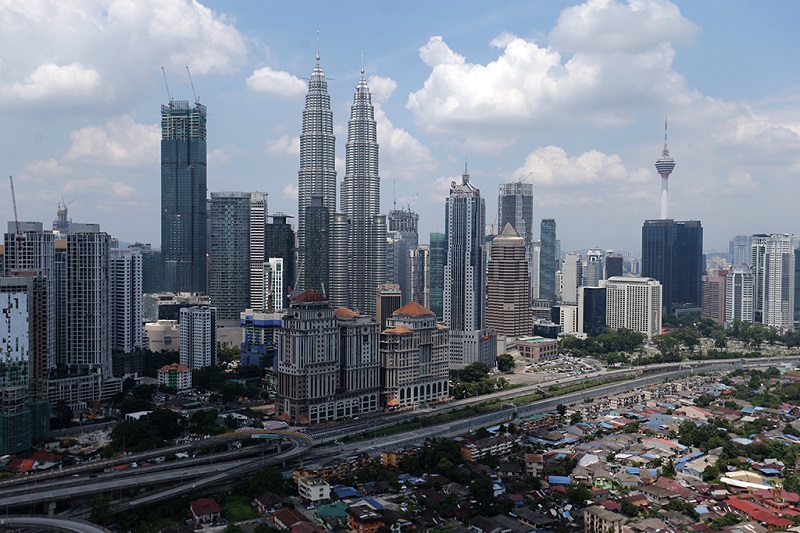 A general view of the Kuala Lumpur skyline on a sunny afternoon. u00e2u20acu201d Ahmad Zamzahuri