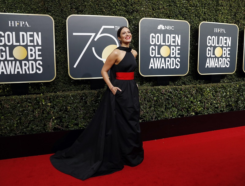 Mandy Moore arrives for the 75th Golden Globe Awards in Beverly Hills, California January 8, 2018. u00e2u20acu201d Reuters pic