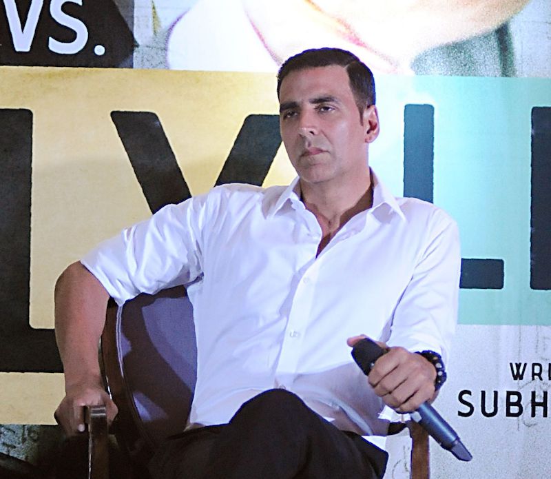 Akshay Kumar takes part in a press conference for Hindi film u00e2u20acu02dcJolly llb2u00e2u20acu2122 in Mumbai February 22, 2017. u00e2u20acu201d AFP pic