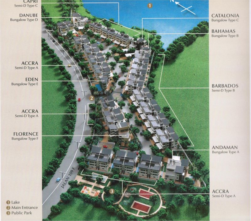 The brochure for Armada Villa — comprising of bungalows and semi-detached houses — lists item 3 on the adjoining land as a ‘public park’.