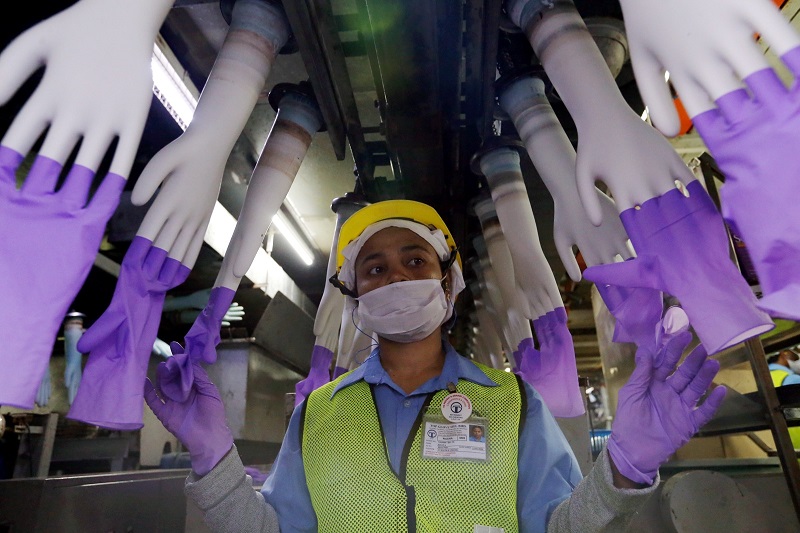 The Top Glove 23-Storey Tower Grand Opening ceremony by Sultan Sharafuddin Idris Shah Al-Haj Sultan & Yang Dipertuan Negeri Selangor visiting Top Glove factory. u00e2u20acu201d Malay Mail pic