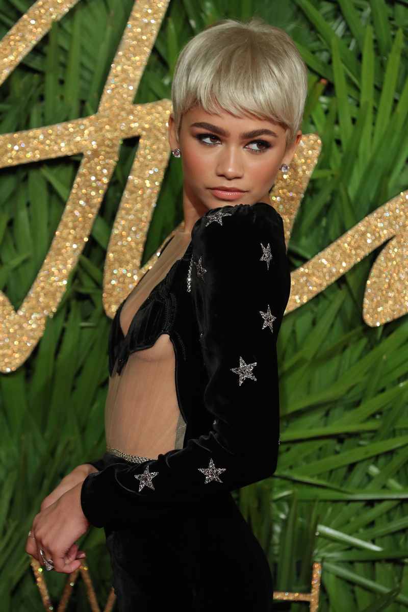 Zendaya at the British Fashion Awards 2017 in London on December 4, 2017. — AFP pic