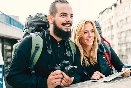 A new Expedia report reveals how Brits, Chinese and Americans travel. u00e2u20acu201d AFP picn