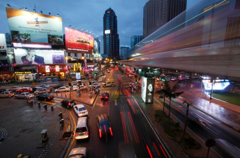 A general view the Bukit Bintang shopping district in Kuala Lumpur January 26, 2011. u00e2u20acu201d Reuters pic