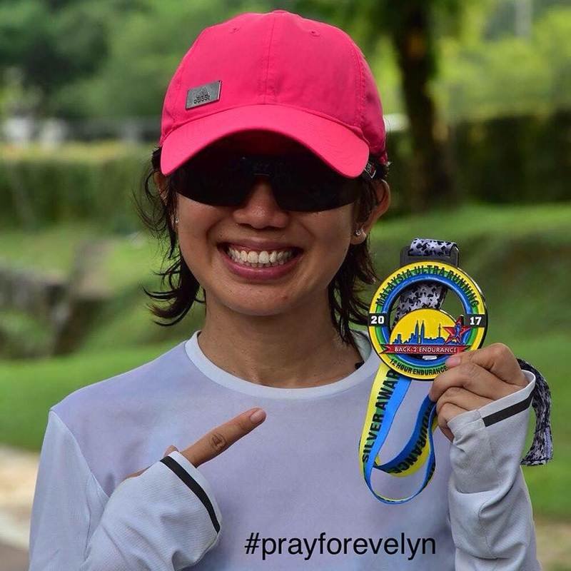 Peserta Klang City International Marathon (KCIM) 2017 Evelyn Ang cedera parah dirempuh kereta pada 10 Dis 2017. u00e2u20acu201d Foto ihsan Facebook/Marathon Malaysia