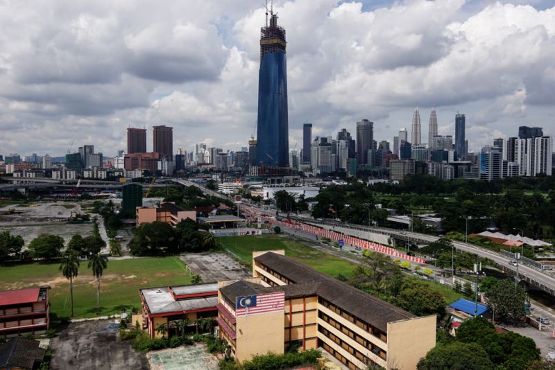 The Exchange 106 u00e2u20acu2022 a new skyscraper to grace the Kuala Lumpuru00e2u20acu2122s skyline, will soon surpass the height of Petronas Twin Towers. u00e2u20acu2022 Picture by Ahmad Zamzahuri