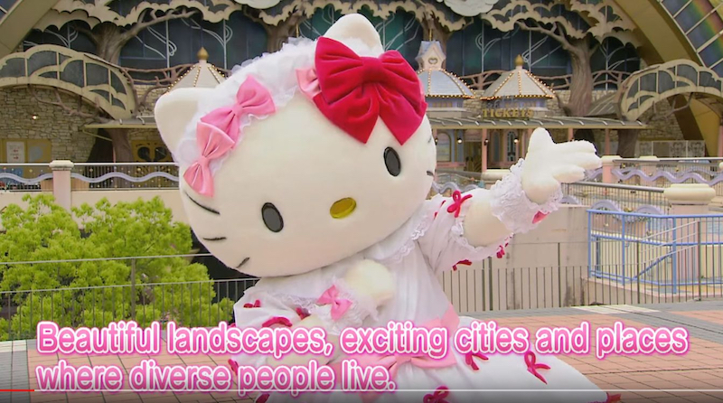 Hello Kitty is the new travel ambassador for the United Nations. u00e2u20acu201d AFP pic
