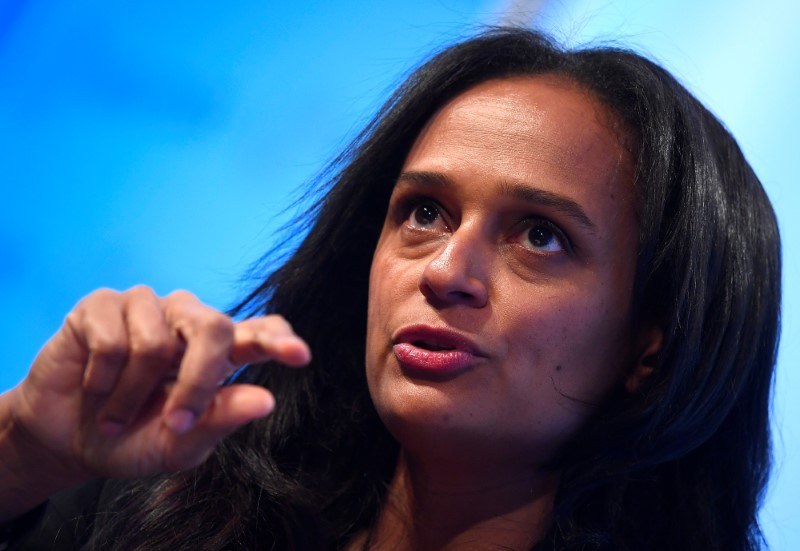 Isabel dos Santos, former head of Sonangol, speaks during a London event October 18, 2017. u00e2u20acu201d Reuters pic 
