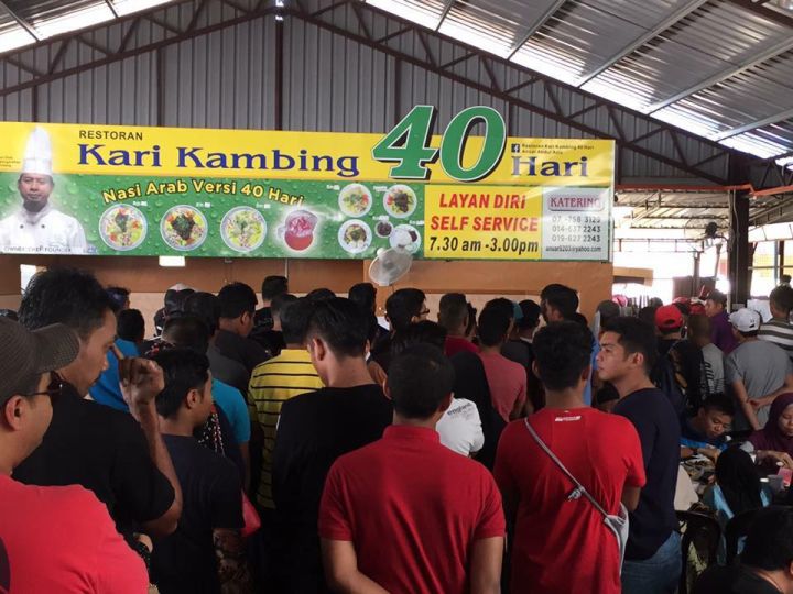 Queues are common at the self-service restaurant.