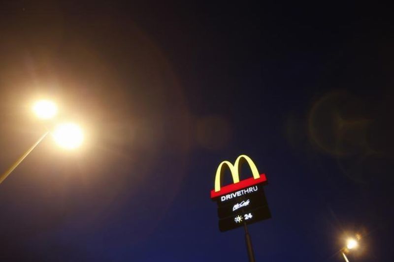 The corporate logo of McDonaldu00e2u20acu2122s Corp fast food chain is seen on display in Pekan, Pahang. u00e2u20acu201d  Reuters file pic