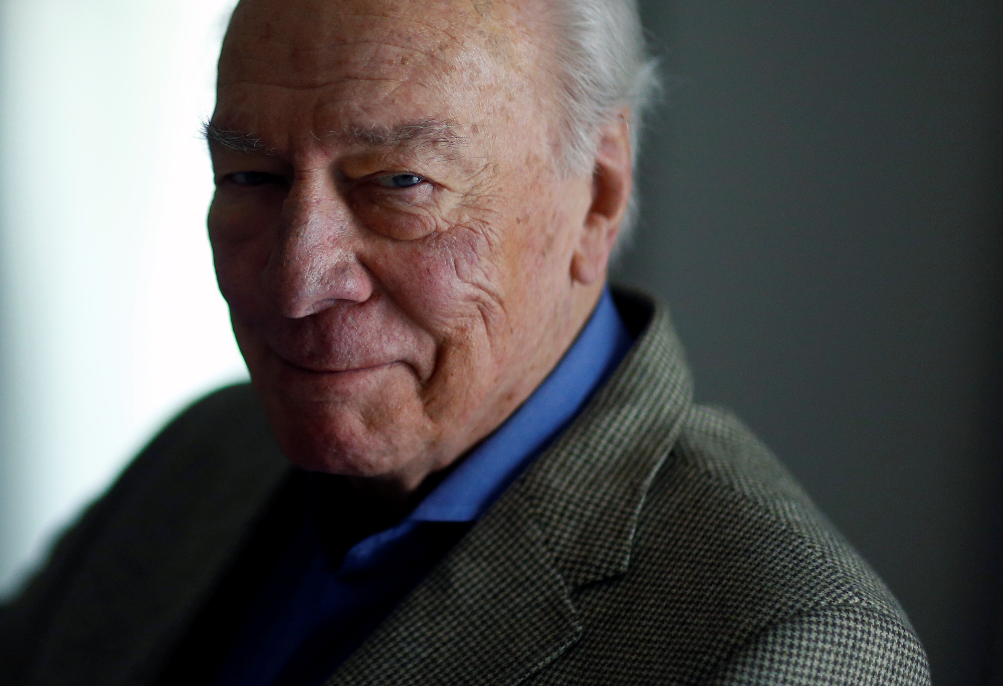 Cast member Christopher Plummer poses for a portrait while promoting the movie 'All the Money in the World' in Los Angeles, California, December 16, 2017. u00e2u20acu201d Reuters pic