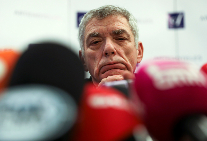 Angel Maria Villar, the former president of the Spanish football federation (RFEF) who was forced to step down on corruption charges, attends a news conference in Madrid December 18, 2017. u00e2u20acu201d Reuters pic