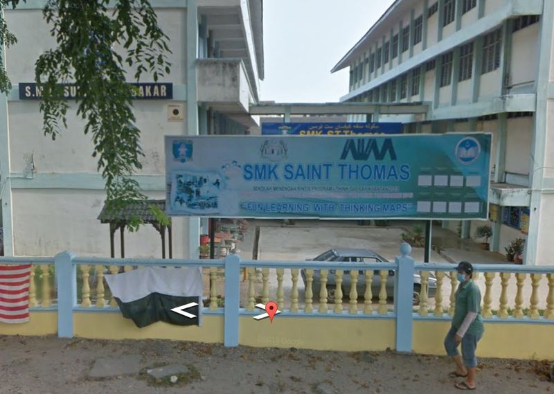 St Thomasu00e2u20acu2122 Secondary School in Kuantan, Pahang. u00e2u20acu201d Picture courtesy of Google Street View