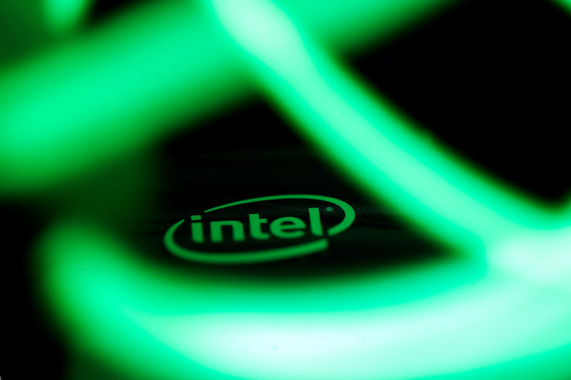Intel logo is seen behind LED lights in this illustration taken January 5, 2018. u00e2u20acu201d Reuters pic