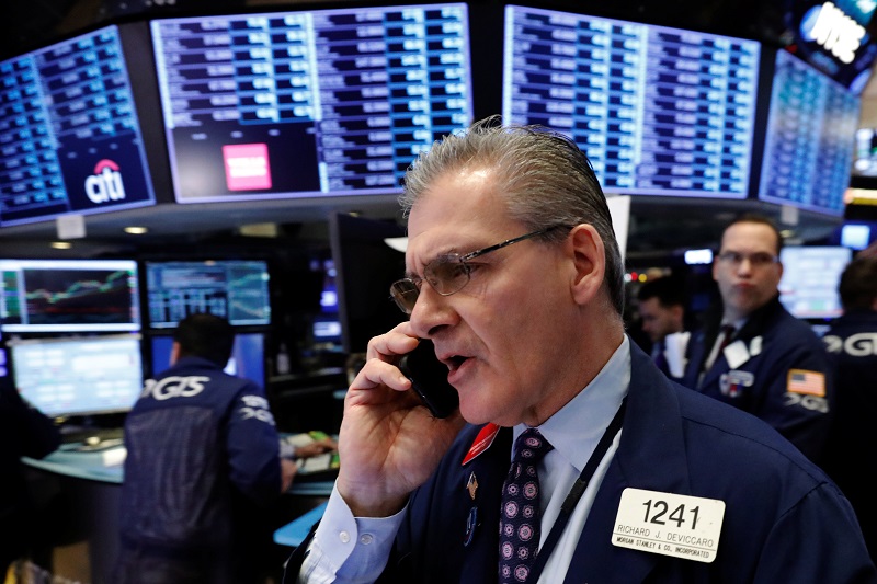 A trader works on the floor of the New York Stock Exchange shortly after the opening bell in New York, US, January 5, 2018.u00e2u20acu201dReuters pic