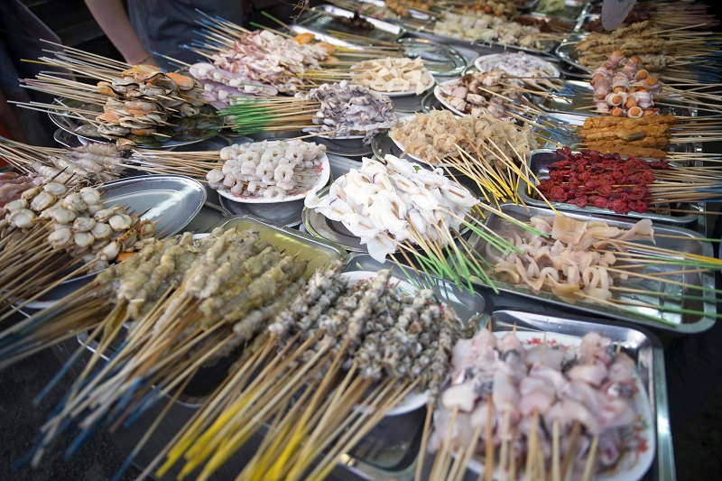 Lok lok at Chai Leng Park Food Street.