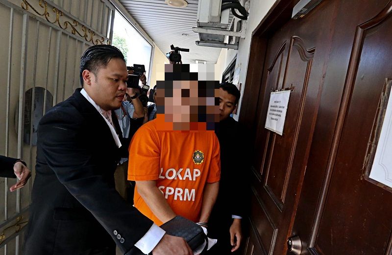 One of the directors arrested in connection with investigations into the Penang undersea tunnel project is seen at the Magistrateu00e2u20acu2122s Court in George Town January 10, 2018. u00e2u20acu201d Picture by Sayuti Zainudin